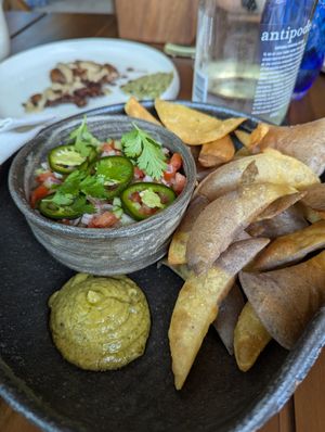 Nachos at TAAMA Restaurant in Dubai