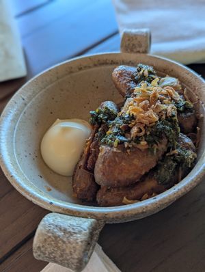 Fingerling potato at TAAMA Restaurant in Dubai