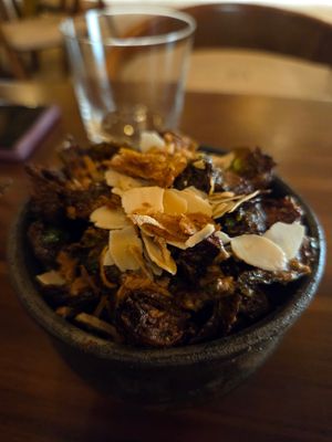 Brussel sprouts at TAAMA Restaurant in Dubai