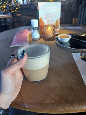Chai latte at Cafe de Burcht - Vleuterweide in Utrecht