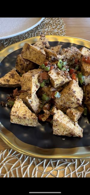 Salt & Pepper Tofu- sooo goodd  at KIM KEY in Nanaimo