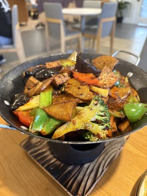 Sichuan veggies with tofu  at KIM KEY in Nanaimo