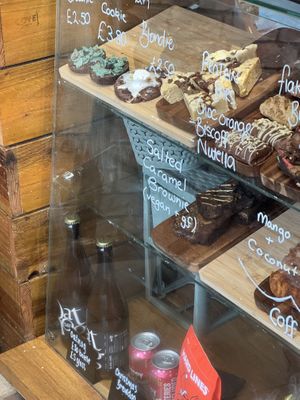 Vegan brownie   at Cove Corner in Fishguard