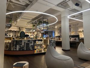 Bar/restaurant area  at The Usual Rotterdam in Rotterdam