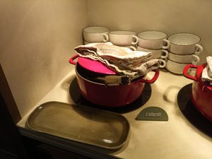 Vegan quiche at the buffet at The Usual Rotterdam in Rotterdam