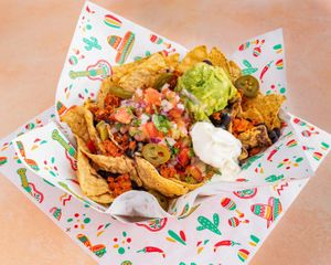 Loaded Nachos at El Nopalito Vegan Taqueria - Food Stall in Fort Lauderdale