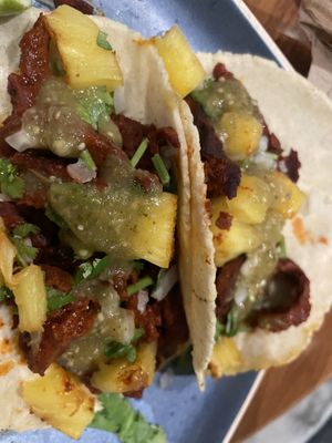 El pastor tacos  at El Nopalito Vegan Taqueria - Food Stall in Fort Lauderdale