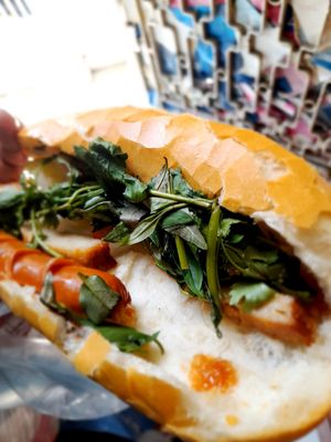 Vegan banh mi at An Lạc in Ho Chi Minh City
