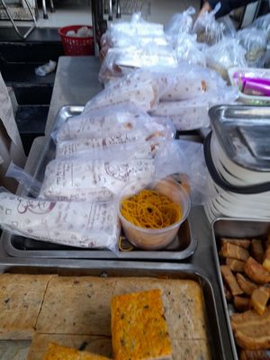 Pre packed vegan food at An Lạc in Ho Chi Minh City