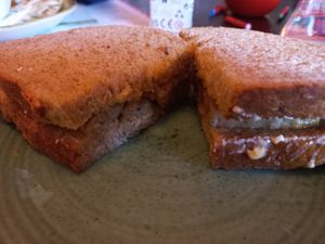 Vegan sausage butty #Veganuary at Pedro Lounge in Bromley