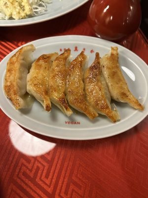 Gyoza  #Veganuary at Vegan Izakaya Masaka (ヴィーガン 居酒屋 真さか)- Kyoto in Kyoto