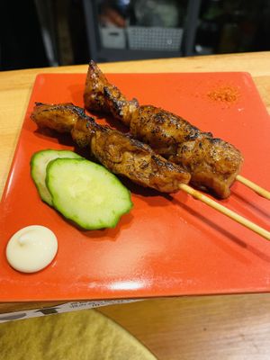 Yakitori  at Vegan Izakaya Masaka (ヴィーガン 居酒屋 真さか)- Kyoto in Kyoto