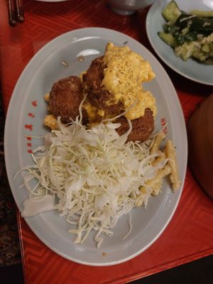 Tartar Karaage at Vegan Izakaya Masaka (ヴィーガン 居酒屋 真さか)- Kyoto in Kyoto