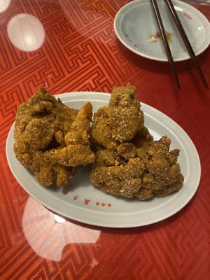 Friend mushrooms  at Vegan Izakaya Masaka (ヴィーガン 居酒屋 真さか)- Kyoto in Kyoto