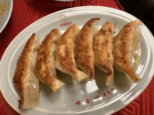 Vegan Gyoza  at Vegan Izakaya Masaka (ヴィーガン 居酒屋 真さか)- Kyoto in Kyoto