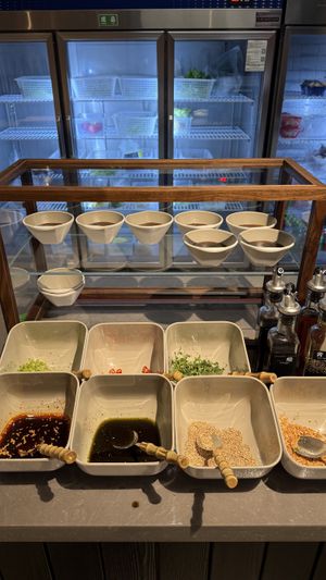 Sauce corner  at Xiaosumi Hot Pot - 小素米火锅 in Harbin