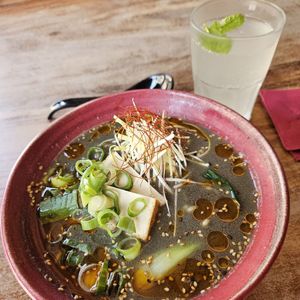 Tantanmen Ramen (13.9€), "Yuzu-Schorle" (3.8€) at TOMASU-SAN Ramen-Bar in Fulda