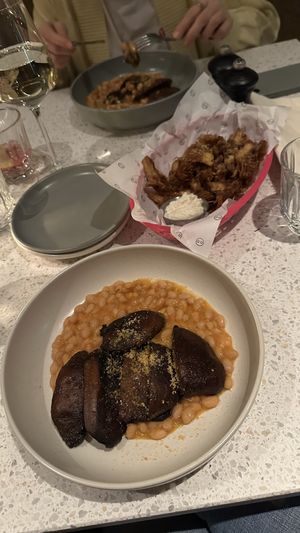 Portobella, artichokes  at Schwein in Vienna