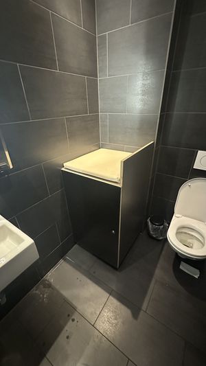 changing table available  at Schwein in Vienna