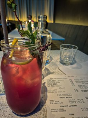 Brombeer-Minz-Limonade at Schwein in Vienna