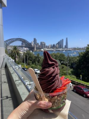 Açaí with a view #Veganuary at SolBowl - Milsons Point in Milsons Point