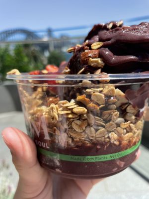 Too much sweet unhealthy granola  #Veganuary at SolBowl - Milsons Point in Milsons Point