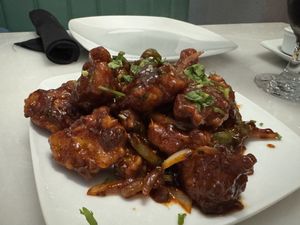 Gobi Manchurian   at Taste of India in Lincoln City
