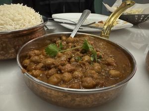 Chana Masala  at Taste of India in Lincoln City