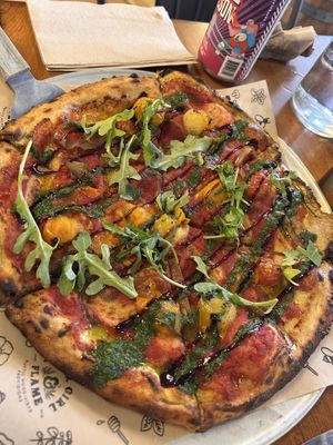 Modified Baddie Pizza  at Flour Girl & Flame in West Allis