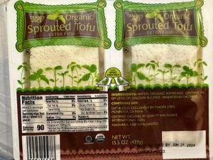 I love when tofu is packaged in two like this!  at Trader Joe's in Rochester