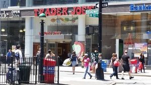 outside at Trader Joe's - Broadway in New York City