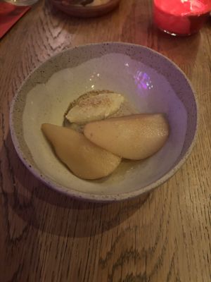 Peren met mosterd, heel gewaagd en super !  at TestTafel in Amsterdam