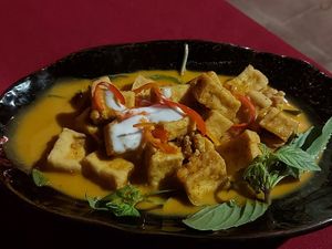 Penang tofu at Samed Villa Resort Restaurant in Koh Samet