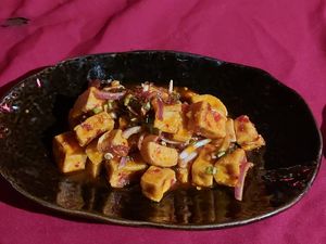 Tofu salad at Samed Villa Resort Restaurant in Koh Samet