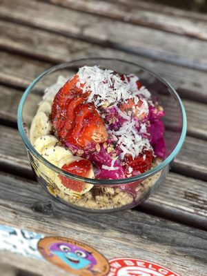 Pitaya Bowl (in my own container)  at Warrior Açaí in Kailua