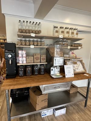 PB & coffee  at The Glass Jar in Dennis