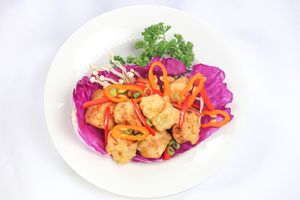 Sweet and Sour Tofu at JUST BE Healthy Meals in Chicago