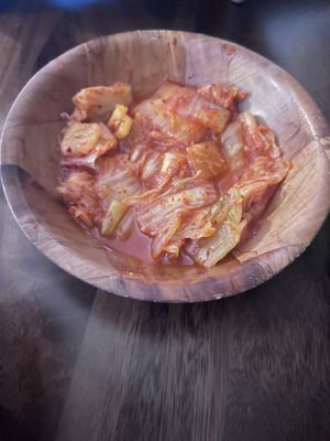 Vegan house made kimchi  at The Buzz Sushi & Market in Santa Cruz