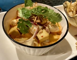 Banana blossom salad   at 3 Monkeys in Hua Hin