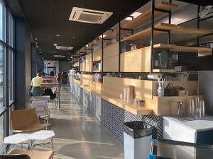 Kaffeinie Place - Interior at Kaffeine Place - Bar & Restaurant in Grand Rapids