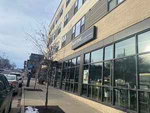 Kaffeinie Place - Exterior at Kaffeine Place - Bar & Restaurant in Grand Rapids