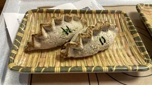 Vegan II empanadas  at Lokotas in Montevideo