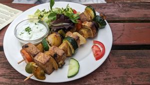 Kebab at Laibon in Cesky Krumlov