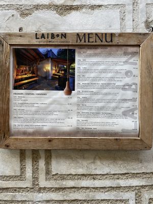 Cash only but worth the inconvenience.  at Laibon in Cesky Krumlov