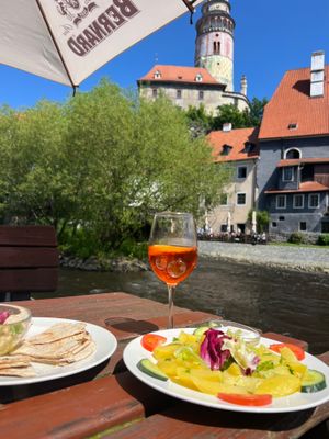 Gorgeous view  at Laibon in Cesky Krumlov