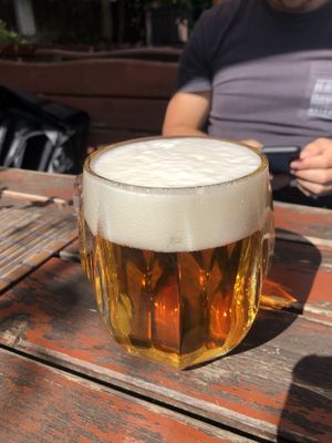 Beer   at Laibon in Cesky Krumlov