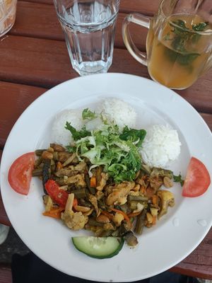 Kung pao at Laibon in Cesky Krumlov