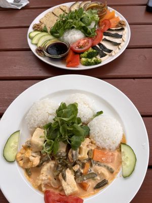 Delicious vegan dinner !  at Laibon in Cesky Krumlov