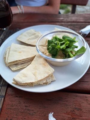 Hummus at Laibon in Cesky Krumlov