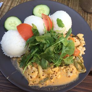 Curry at Laibon in Cesky Krumlov